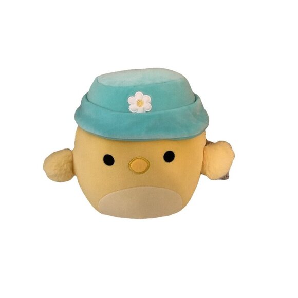 Squishmallow Easter 2025 Triston the 16 inch Chick with Mint Bucket Hat Rare New - Picture 1 of 5